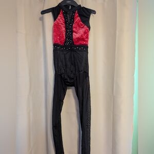 Cold Hearted Snake 14693 Weissman unitard acro costume medium